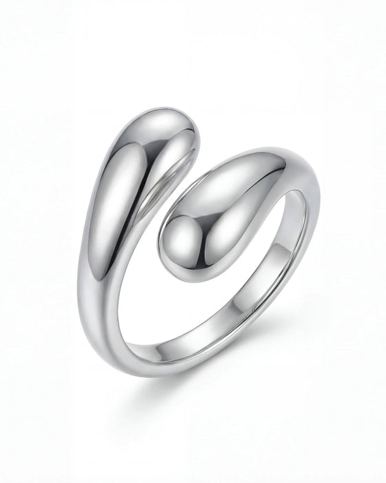 Bague Goutte D'Eau Irrégulière