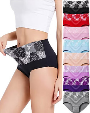 🔥 Culotte Femme Taille Haute Gain De Ventre En Coton Pur, Grande Taille