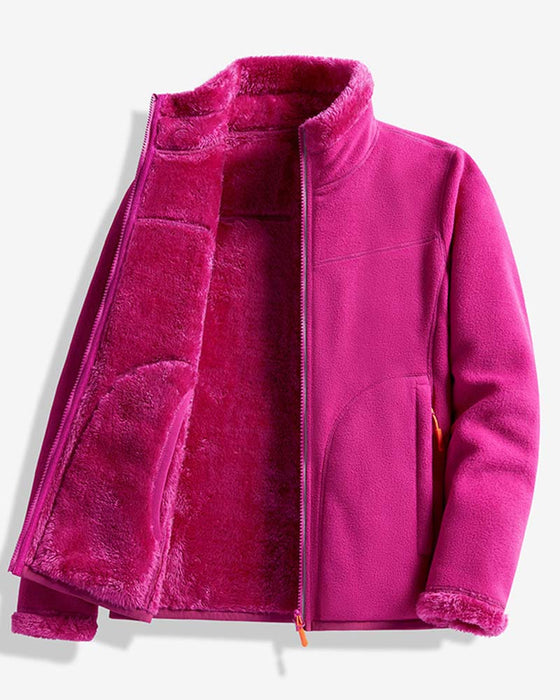 Veste Unie Manche Longue Décontractée