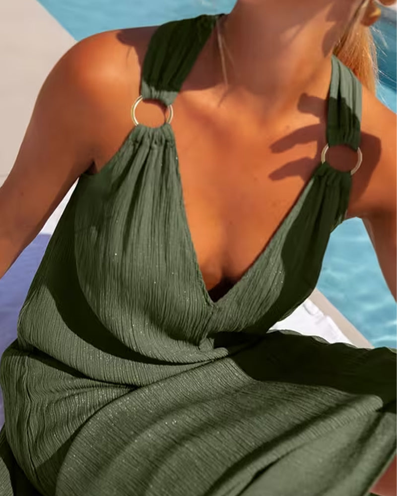 Robe Sans Manches Décontractée Longue