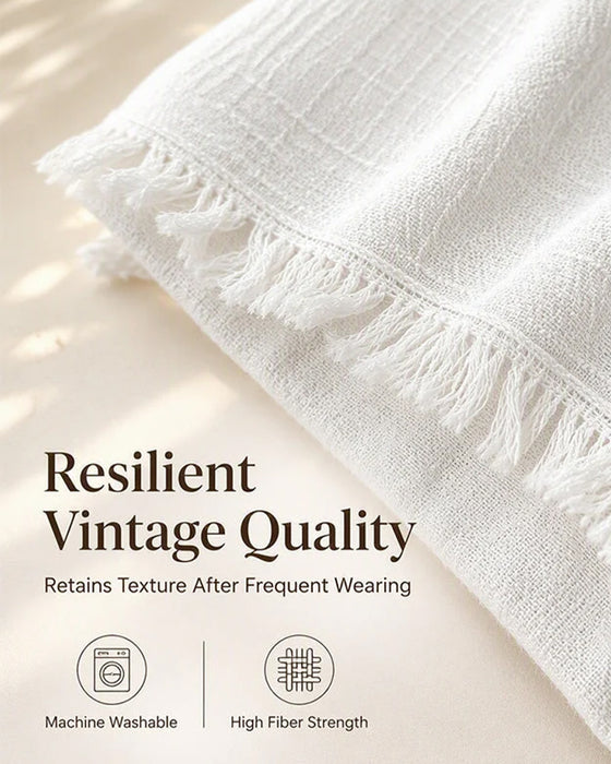 Haut Vintage Frangé