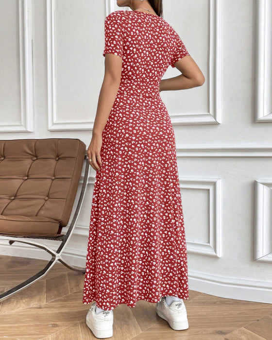 Robe Sexy Élégante Imprimée