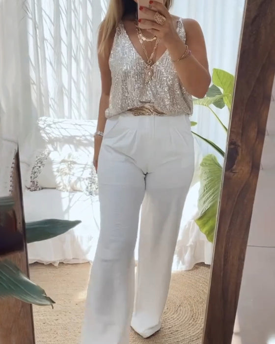 Camis décontractés réversibles devant et dos