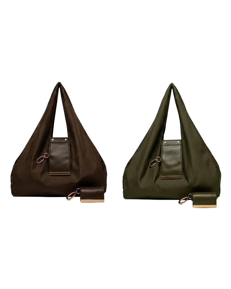 Sac Transformable Charm – Tote En Cuir Vegan Élégant & Charm Porte-Clés