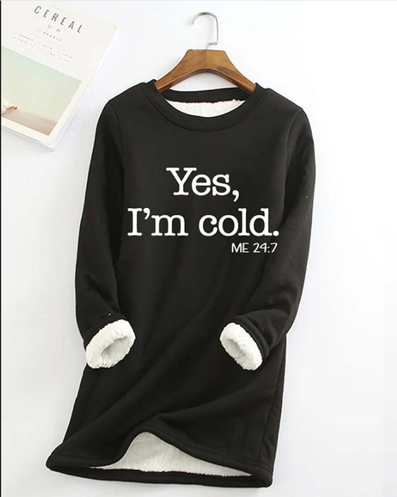 Pantalon décontracté en polaire imprimé lettres