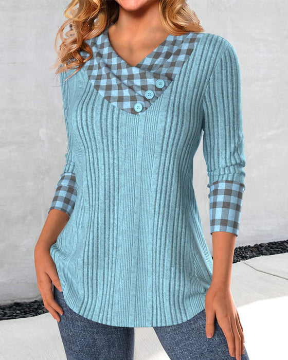 Blouses boutons unis