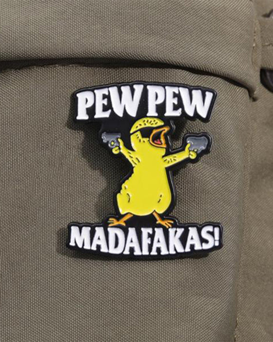 Broche avec Lettre & Design de Canard Cartoon