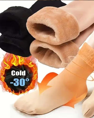 Chaussettes de sol en peluche douce pour l'hiver