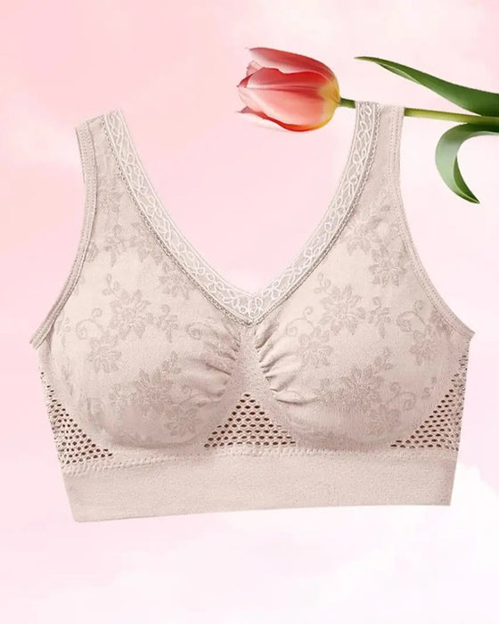 Soutien-Gorge Gainant En Coton Pur Confortable Et Sans Boutons