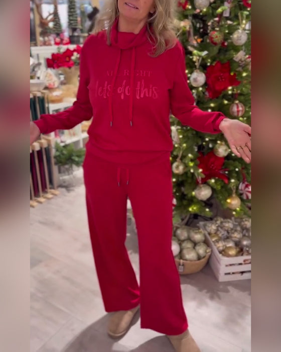 Ensemble Deux Pièces Décontracté Style Sportswear