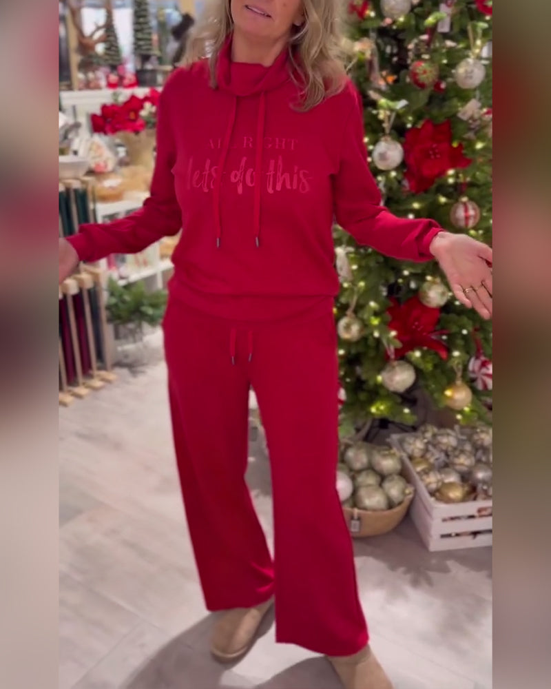 Ensemble Deux Pièces Décontracté Style Sportswear