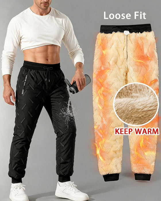 Pantalon Homme Chaud Poche Cordon