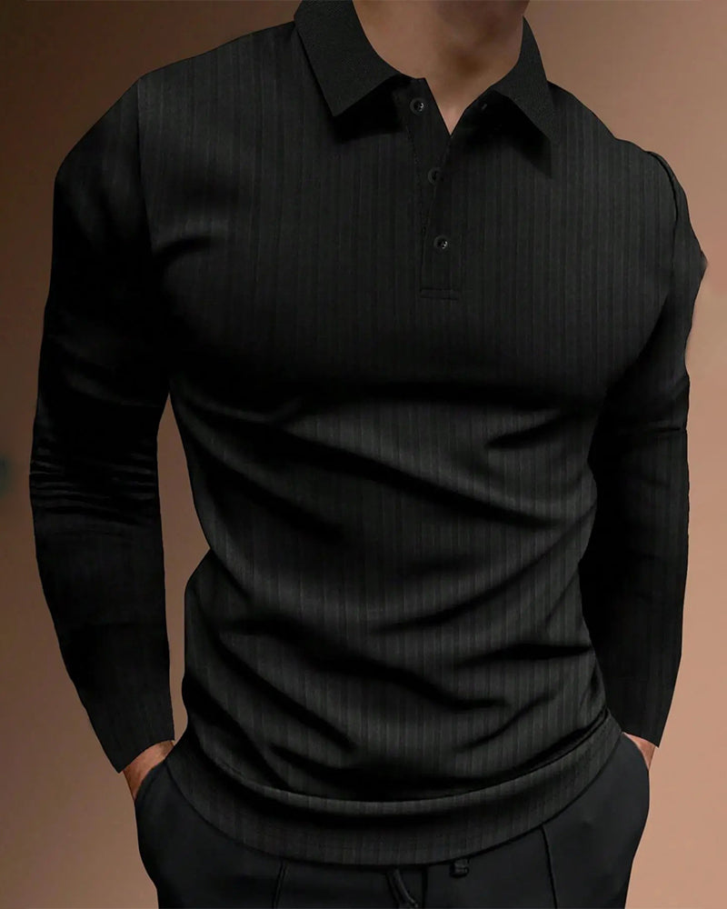 Chemise Col Bouton Rayure Verticale
