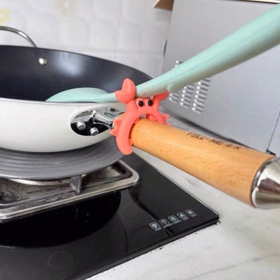 Silicone Crabe Spatule Support De Rangement
