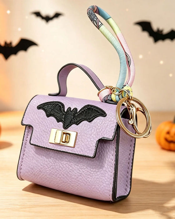 Porte-Clés Mini Sac Carré Pendentif