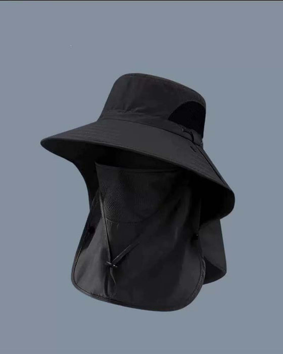 Chapeau Couvre-Visage Soleil Protection Seau