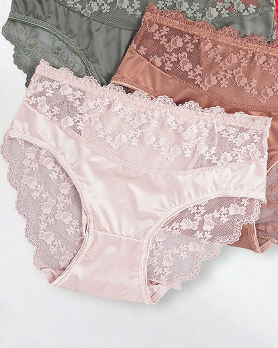 Culotte Uni Dentelle
