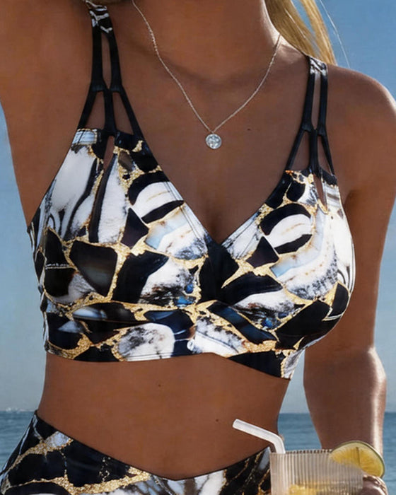 Bikini Bretelle Découpe Créateur