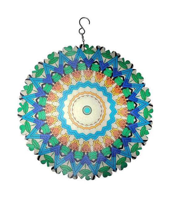 3D Coloré Vent Tournant Mandala