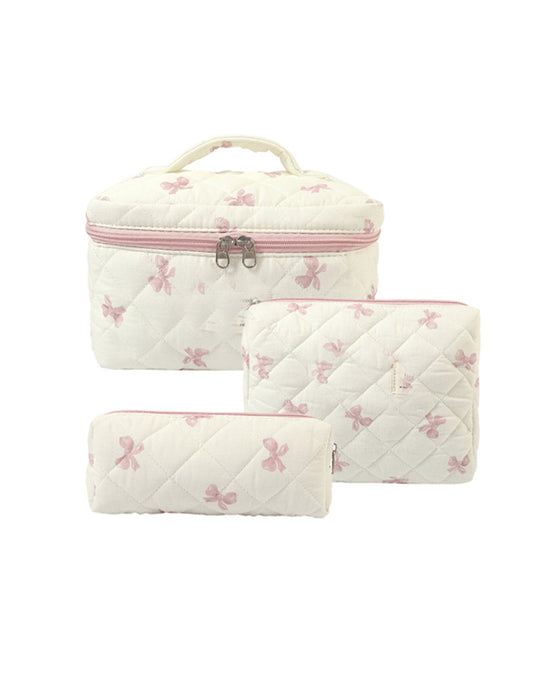 Ensemble de trousses de maquillage trois pièces