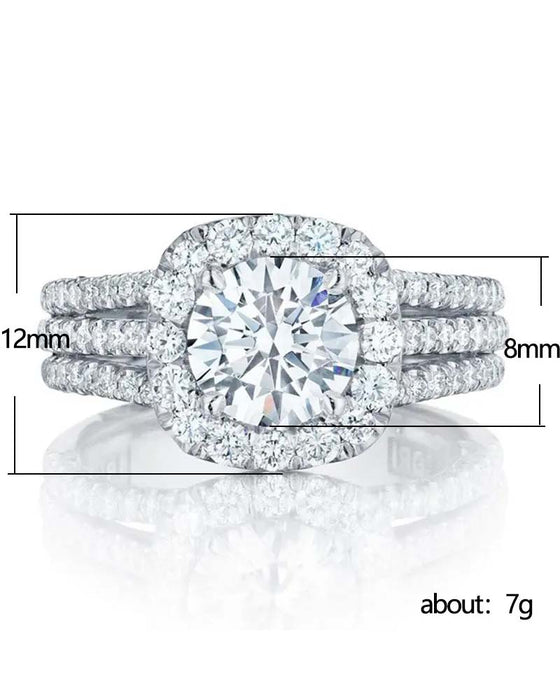 JJ CHIC Bague Full Pavé