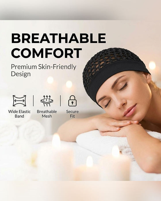 Bonnet Élastique À Large Bord Pour Sommeil