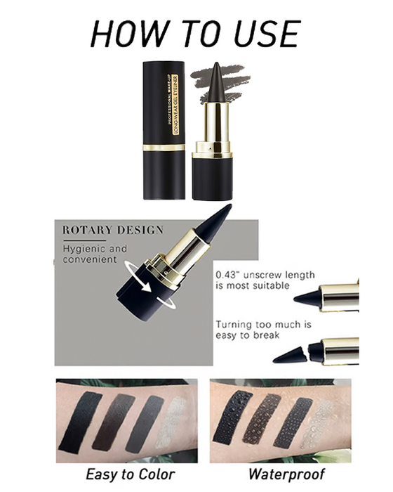 Eye-Liner Crème Noir Naturel Imperméable