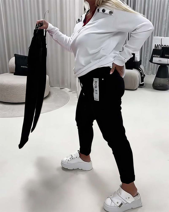 Pantalon Mode Élastique Cordon