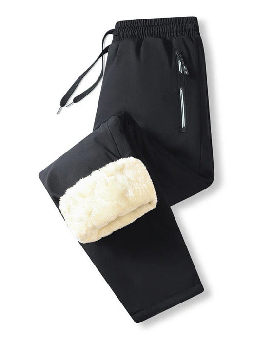 Pantalon Homme Doublure Chaude Imperméable Cordon