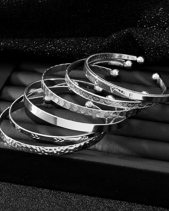 Bracelet étoile à six branches lot de 7 pièces