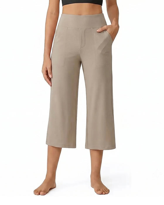 Pantalon Ajusté Décontracté Polyvalent Poche