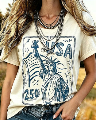 T-Shirt À Imprimé Rétro, Manches Courtes Et Coupe Décontractée