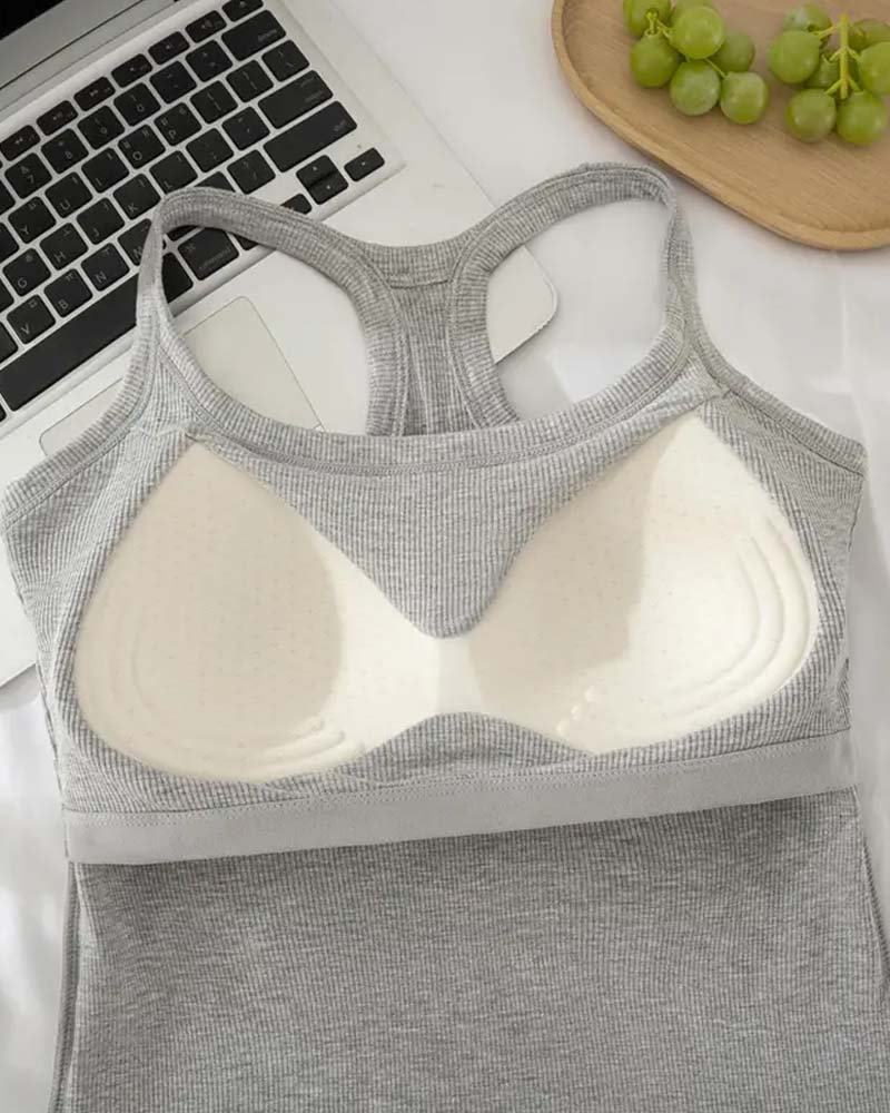 Débardeur Soutien-Gorge Intégré Côtes Unie