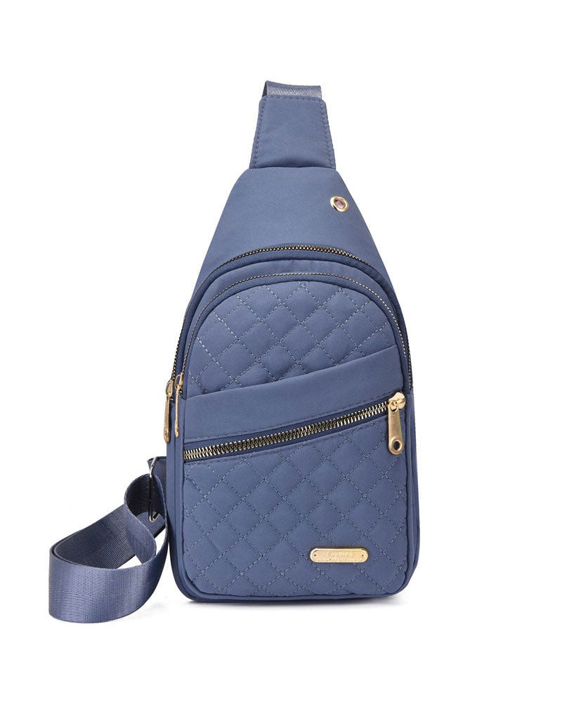 Sac Femme Mode Brodé Matelassé Poitrine
