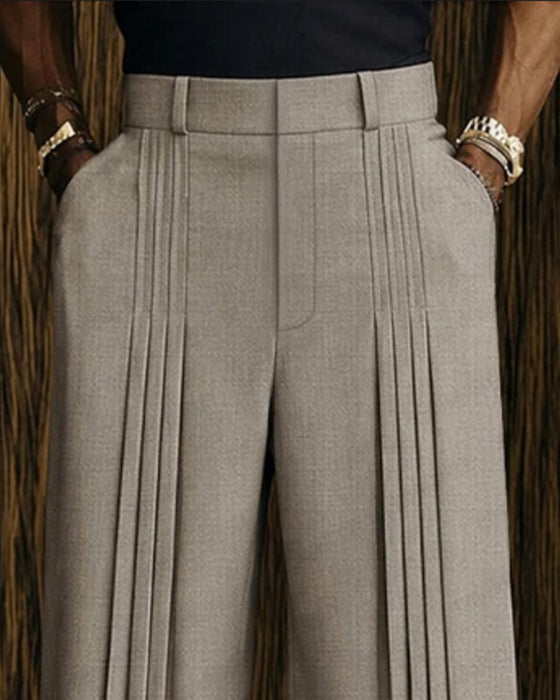 Pantalons Homme Taille Mi‑Haute