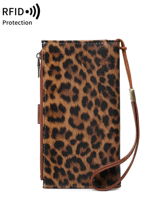 Portefeuille Long À Fermeture Éclair Pour Femme Tendance Exquis Cadeau