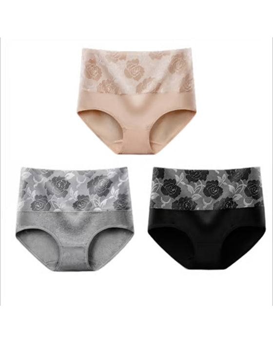 🔥 Culotte Femme Taille Haute Gain De Ventre En Coton Pur, Grande Taille