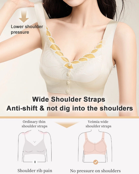 Soutien-gorge Fermeture Devant Satin Dentelle