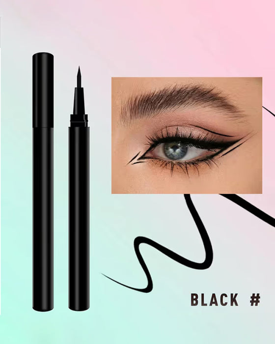 Eyeliner Liquide Imperméable Pointe Ultra-Fine Séchage Rapide