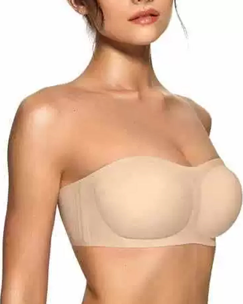 Soutien-Gorge Sans Bretelles Uni Push-Up