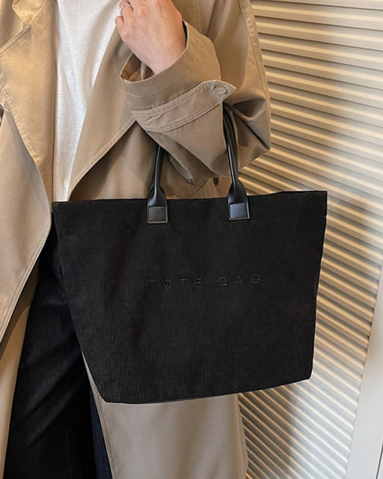 Sac Imprimé Lettre Tote