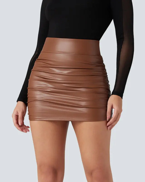 Jupe Taille Haute Plissé Ligne A
