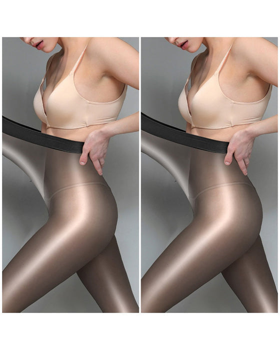 Collant Féminin Brillant Transparent