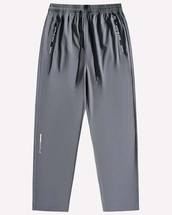 Pantalon Taille Élastique Lettre Imprimé Athlétique