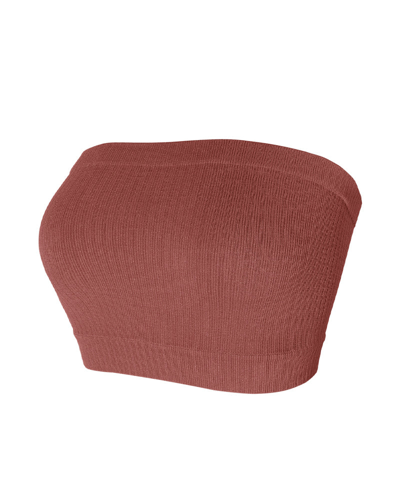 Lingerie Sans Bretelles Unie Bandeau