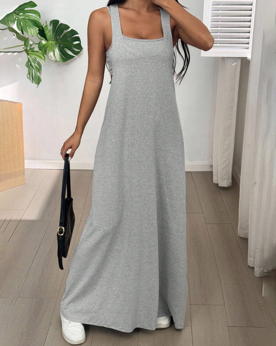 Ensemble Robe Unie Deux Pièces