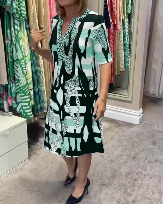 Robe midi femme imprimé léopard