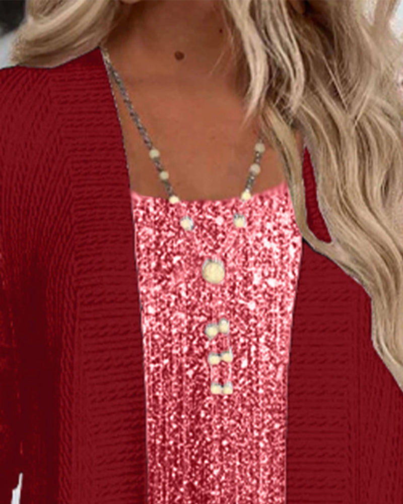 Haut De Mode Effet Deux Pièces