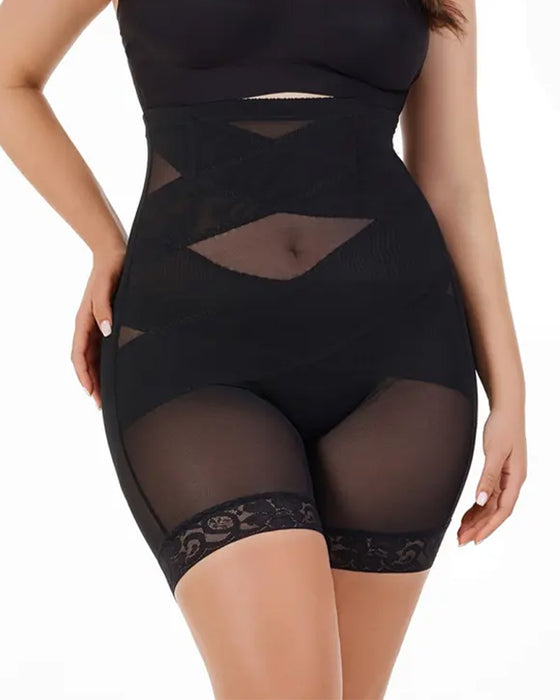 Culotte Taille Croisée Ventre Plat Affermissement Fessier Gainant