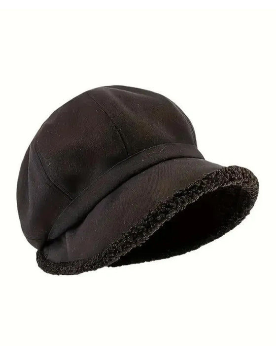 Chapeau Femme Uni Peluche Pêcheur Chaud